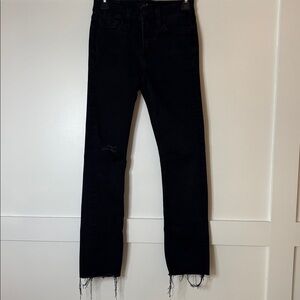Jen 7 Black Distressed Women's Jeans size 2 in great shape